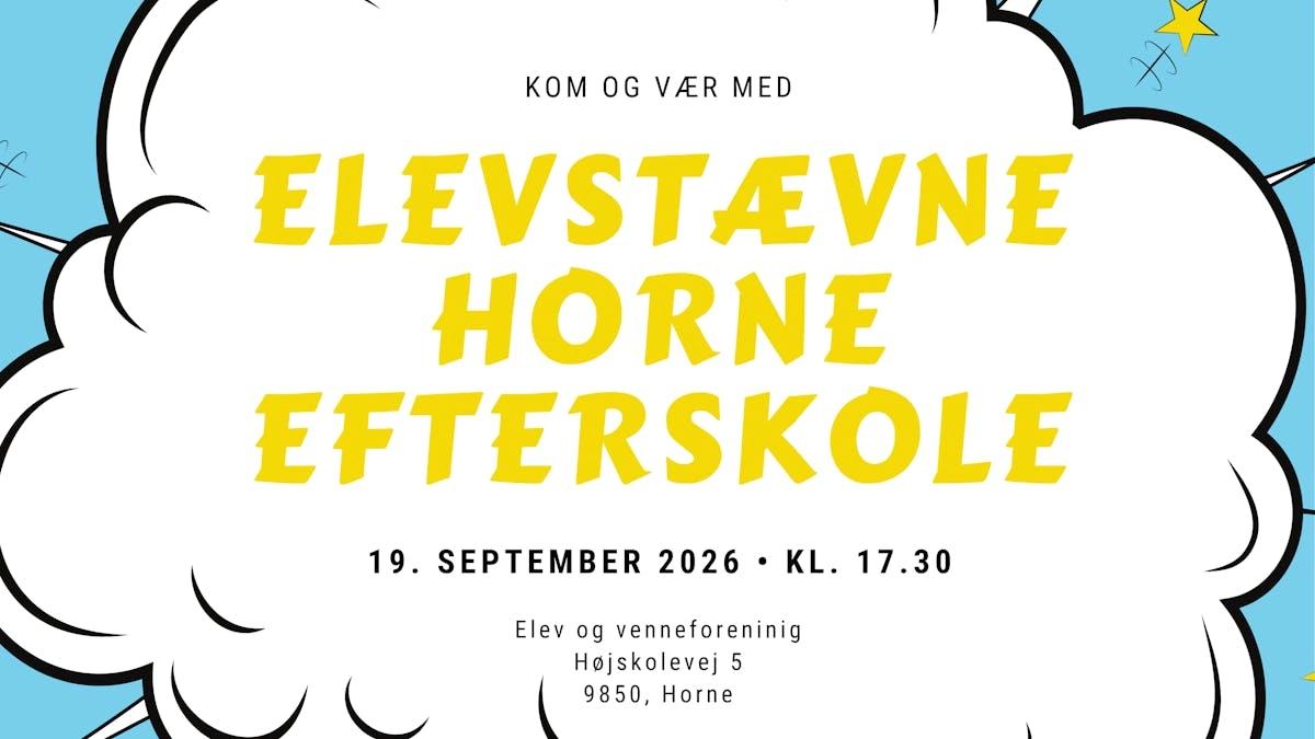 Elevstævne Horne Efterskole 2026