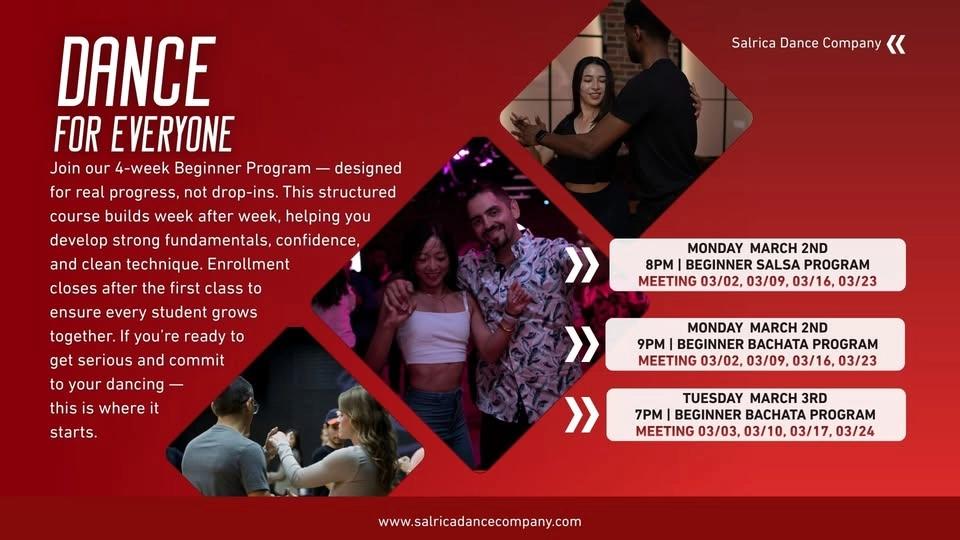 Bachata 4-week Beginner Program