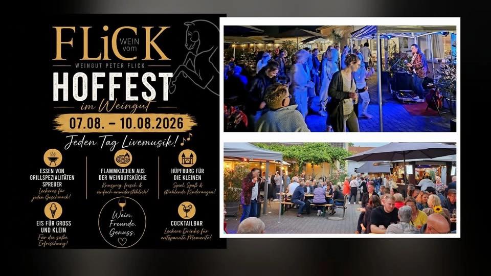 HOFFEST WEINGUT PETER FLICK mit RICK CHEYENNE