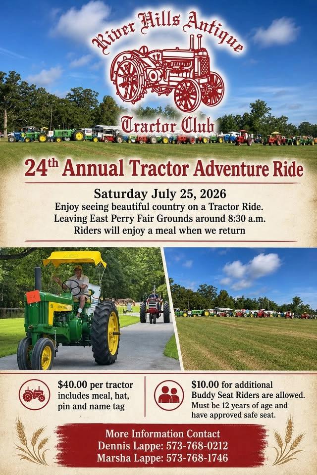 24th Annual Tractor Adventure Ride