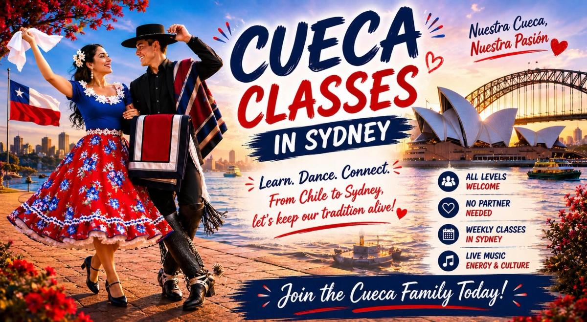 Cueca Classes in Sydney 🇨🇱🇦🇺