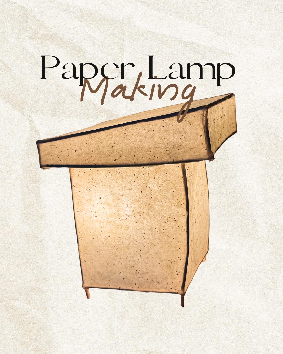 Paper Lamp Making