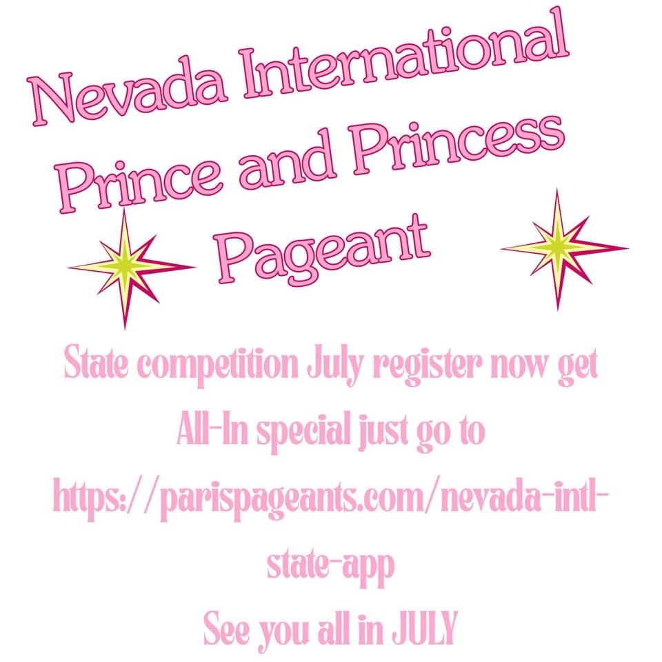 Nevada International Prince and Princess Pageant State Finals