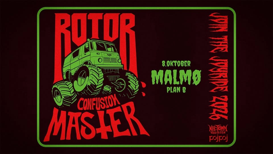 ROTOR (DE) / CONFUSION MASTER (DE) // Live at Plan B – Malmö