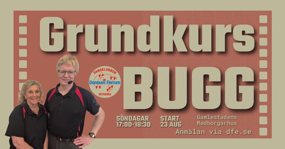 Grundkurs Bugg - Lär dig dansa i höst 💃🏼