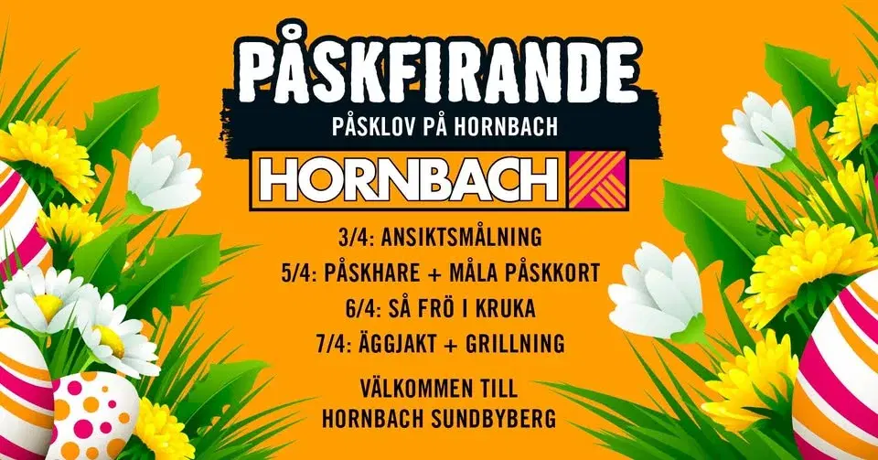 đŁ PĂ„skfirande pĂ„ HORNBACH Sundbyberg