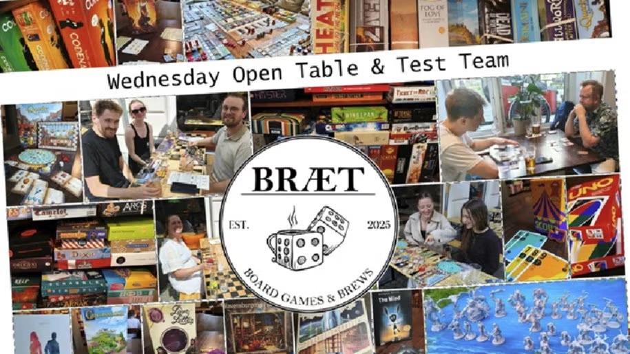 BRÆT Open Table & Game Testing