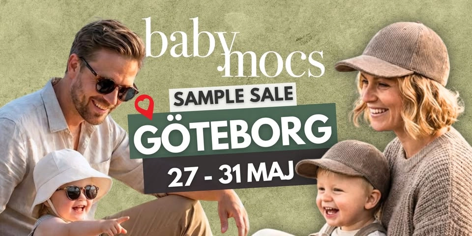 BABYMOCS GÖTEBORG SPRING/SUMMER SAMPLE SALE 27-31 MAJ