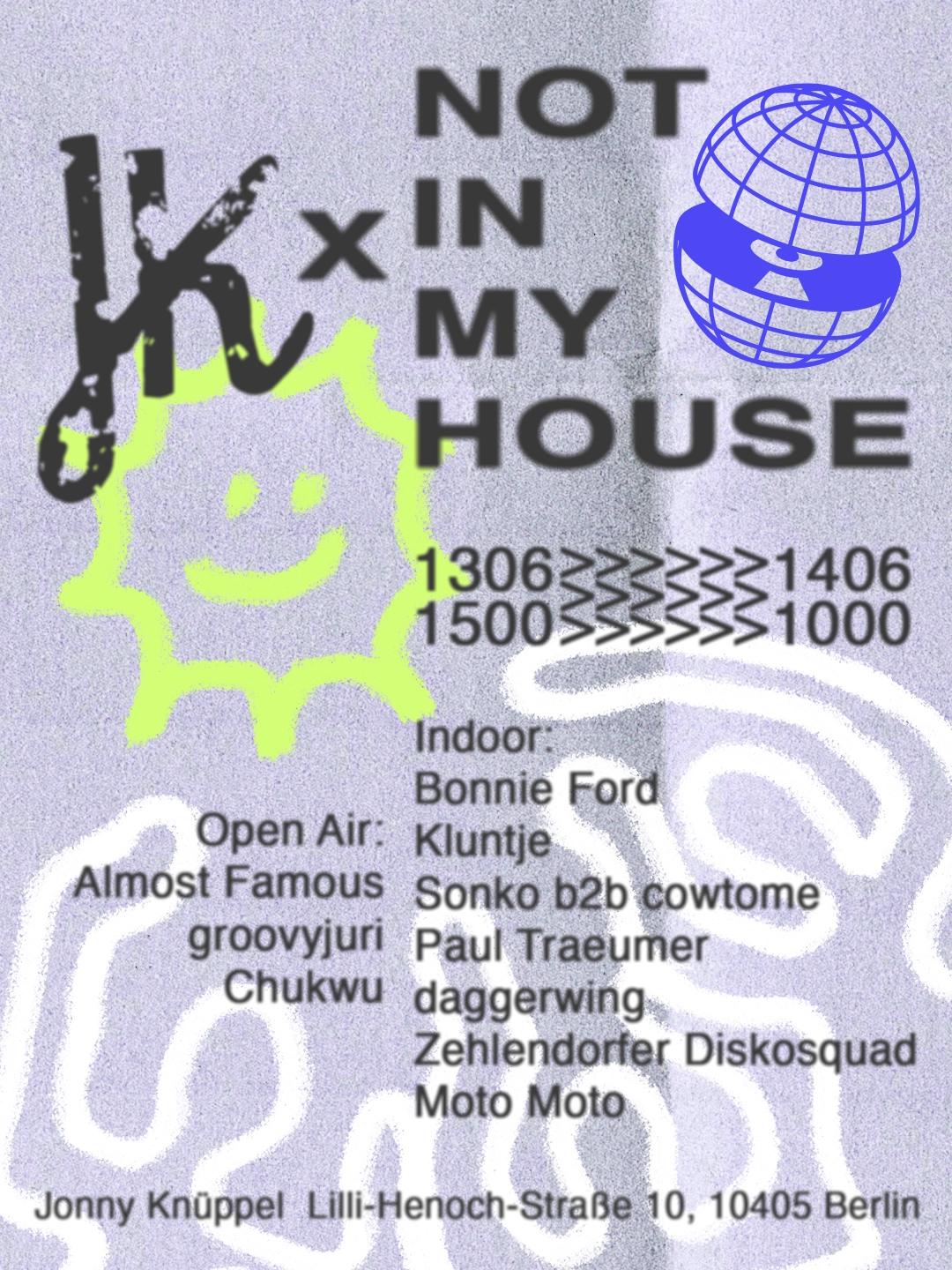 JK x NOT IN MY HOUSE