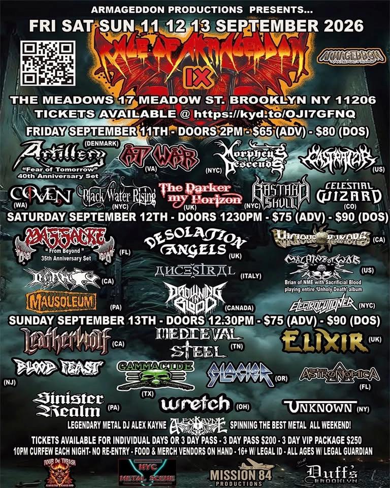Rage of Armageddon 9 fest