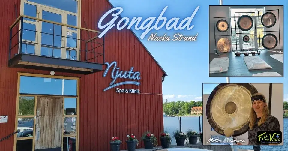Gongbad 1,5h på Njuta Spa