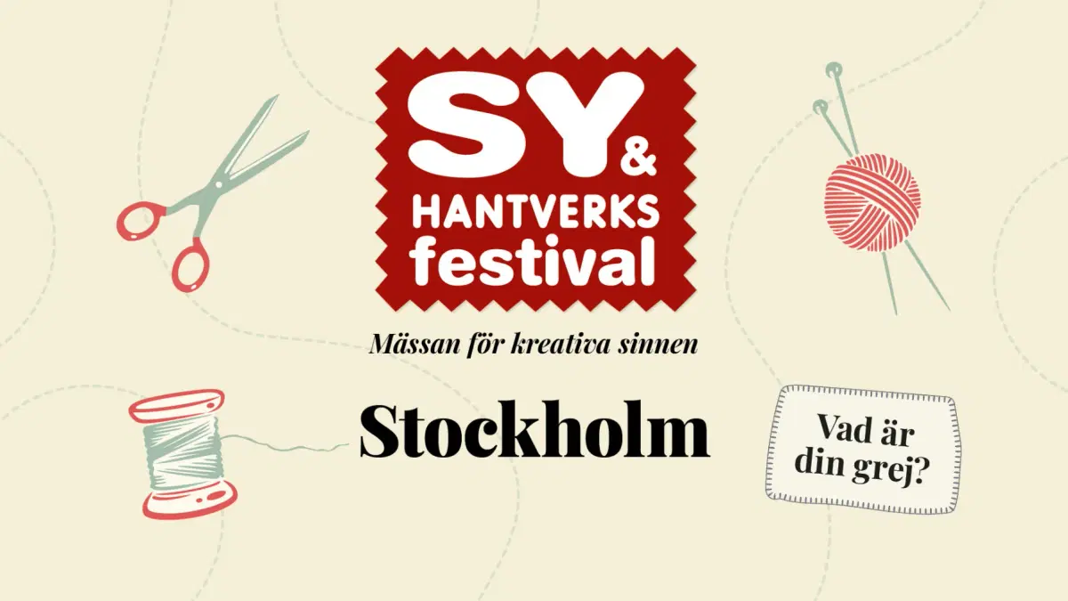 Sy- & Hantverksfestivalen Stockholm 23–25 oktober 2026