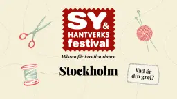 Sy- & Hantverksfestivalen Stockholm 23–25 oktober 2026