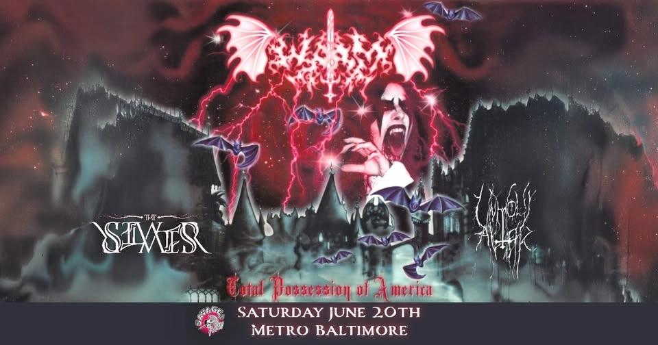 WORM "Total Possession of America tour" w/ The Silver and Unholy Altar @ Metro Baltimore