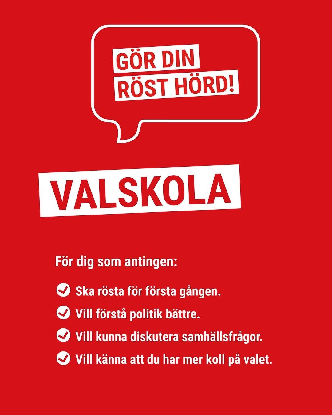 Valskola – Workshop 2 i Malmö