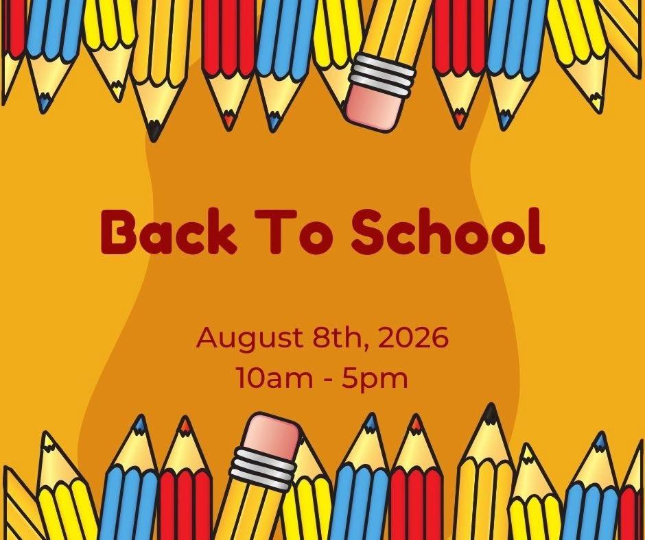 Second Saturday Back to School Shopping