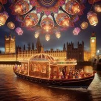 Bollywood Boat party and after party, food on sale