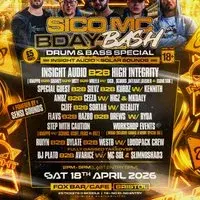 Insight Audio X Solar Sounds Presents: Sico MC's Birthday Bash!