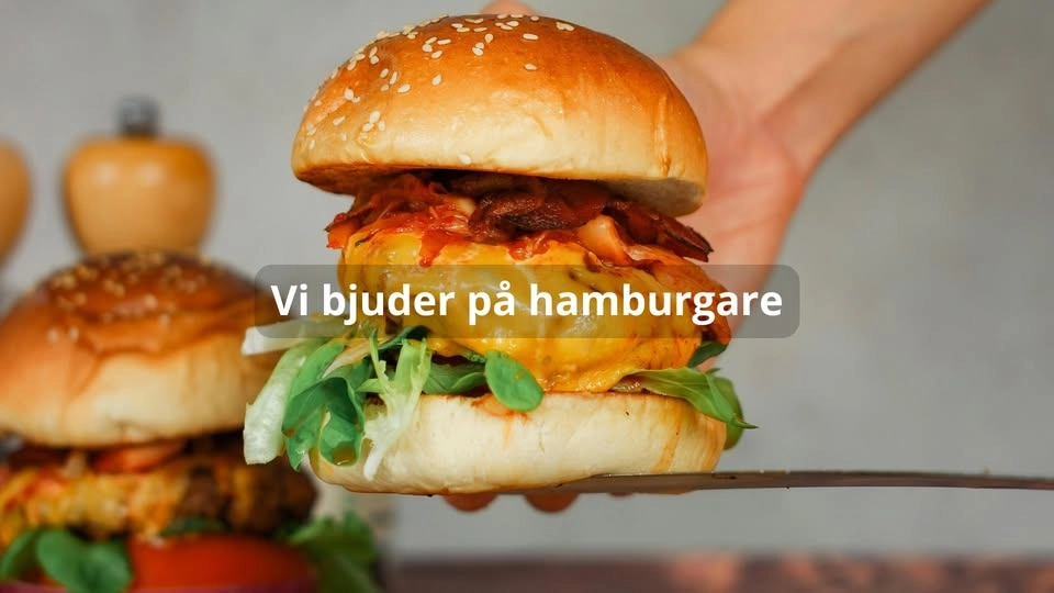 Hamburgarlunch hos Uterum & Fönster