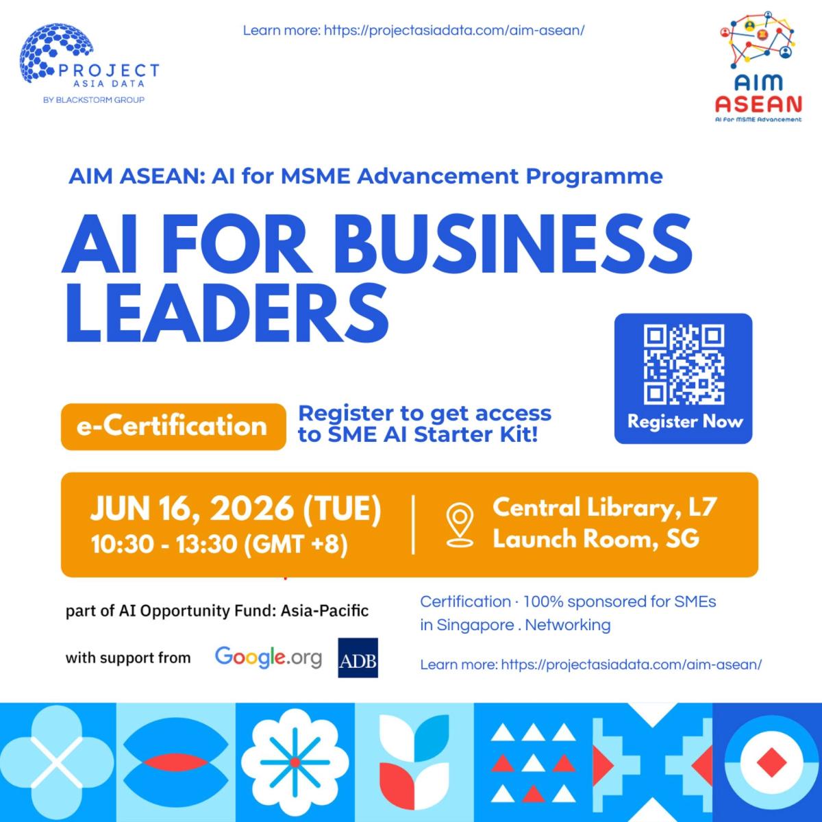 AI Training for Business Leaders – AIM ASEAN Certification