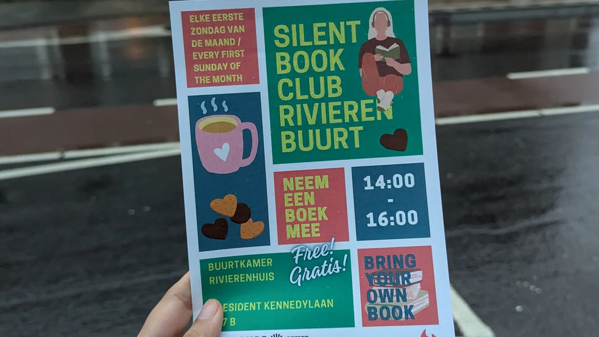 Silent Book Club Rivierenbuurt