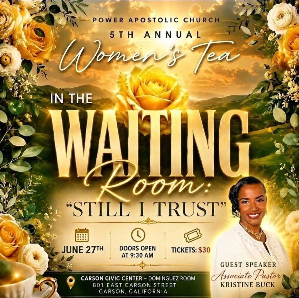 5th Annual Womenโs Tea: In the Waiting Room "Still I Trust"