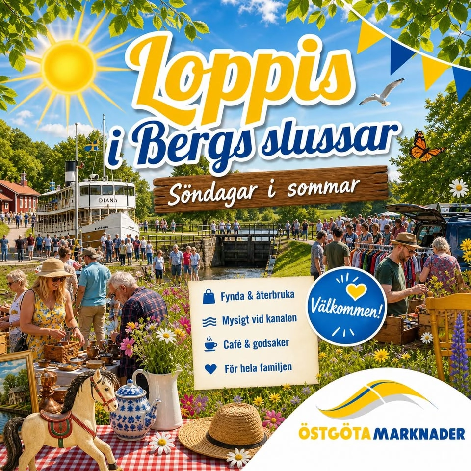 Loppis i Bergs slussar - säsongspremiär