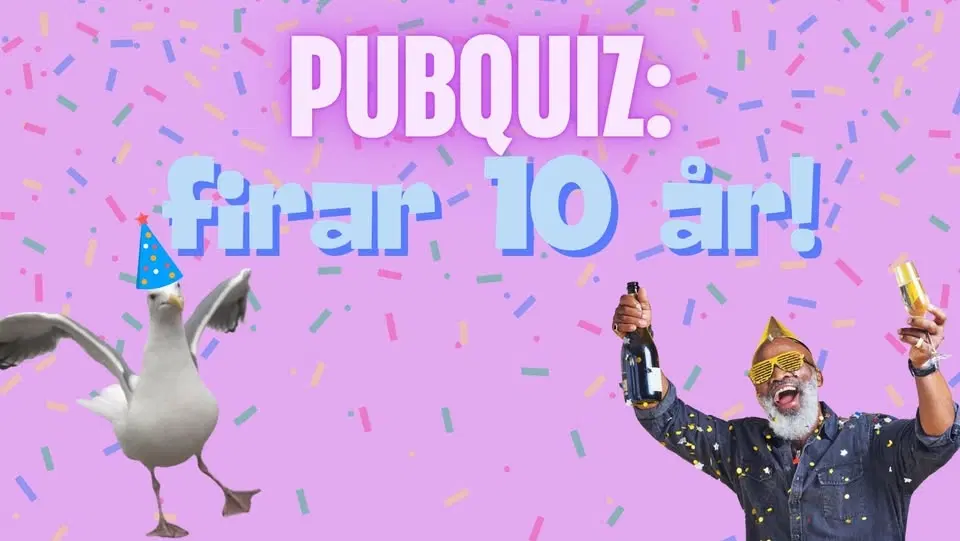 PUBQUIZ: TIO-ÅRSJUBILEUM!