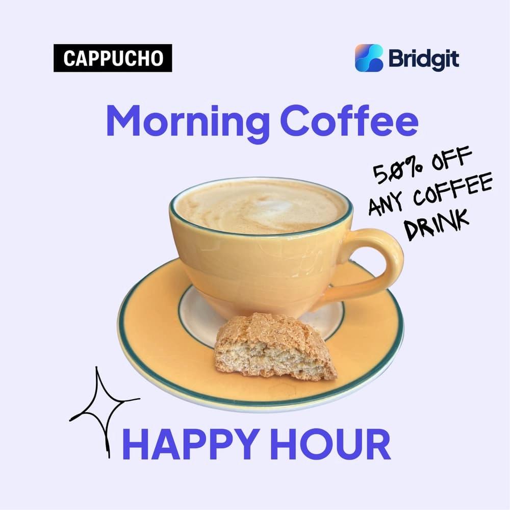 Morning Coffee Happy Hour