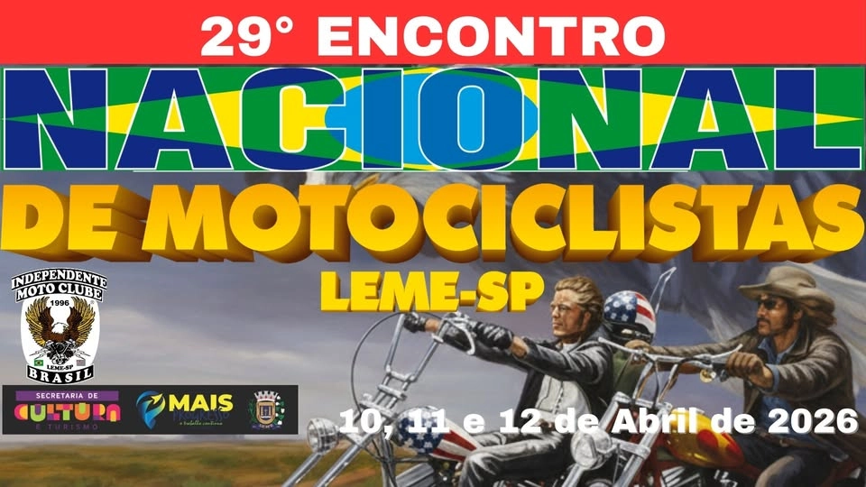 29° ENCONTRO NACIONAL DE MOTOCICLISTAS DE LEME-SP