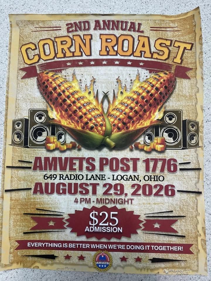 Amvets post 1776 2nd annual CORN ROAST