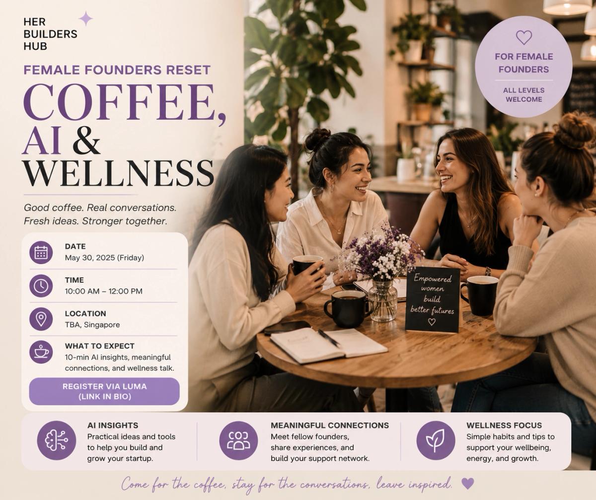 Female Founders Reset: Coffee, AI & Wellness