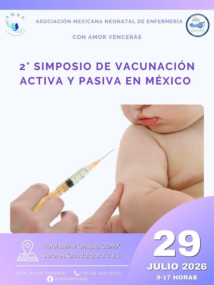 2o. Simposio de vacunación activa y pasiva en México
