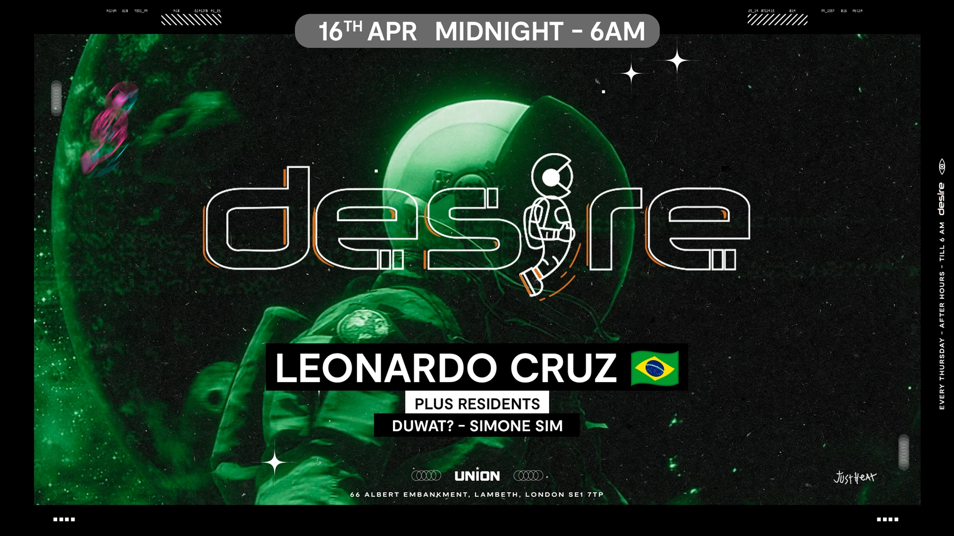 DESIRE - Weekly Thursday After Party - Leonardo Cruz