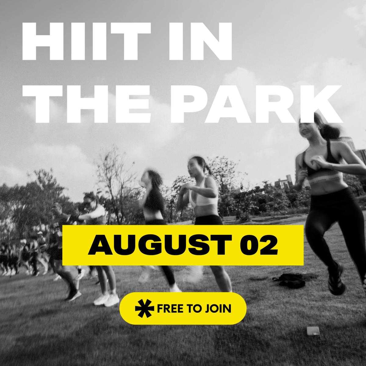 WILDER Training Club / HIIT in the Park