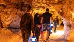 Guidad tur i Tykarpsgrottan / Guided Tour of Tykarpsgrottan