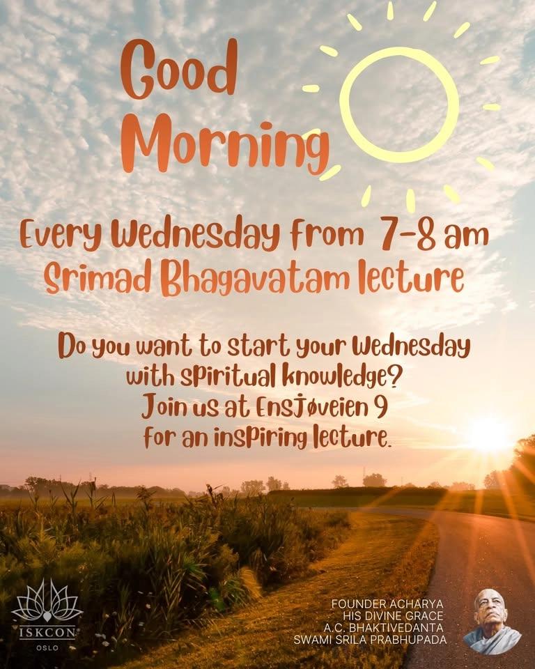 Every Wednesday Srimad Bhagavatam Class