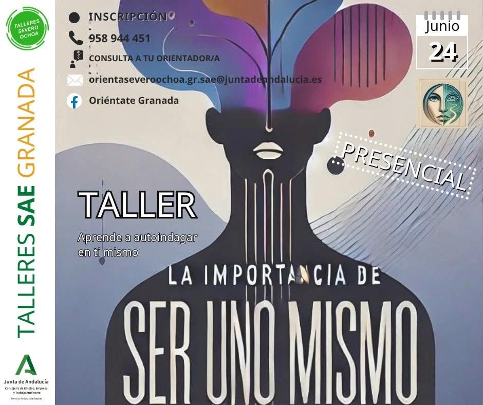 Taller presencial gratuito "LA IMPORTANCIA DE SER UNO MISMO"
