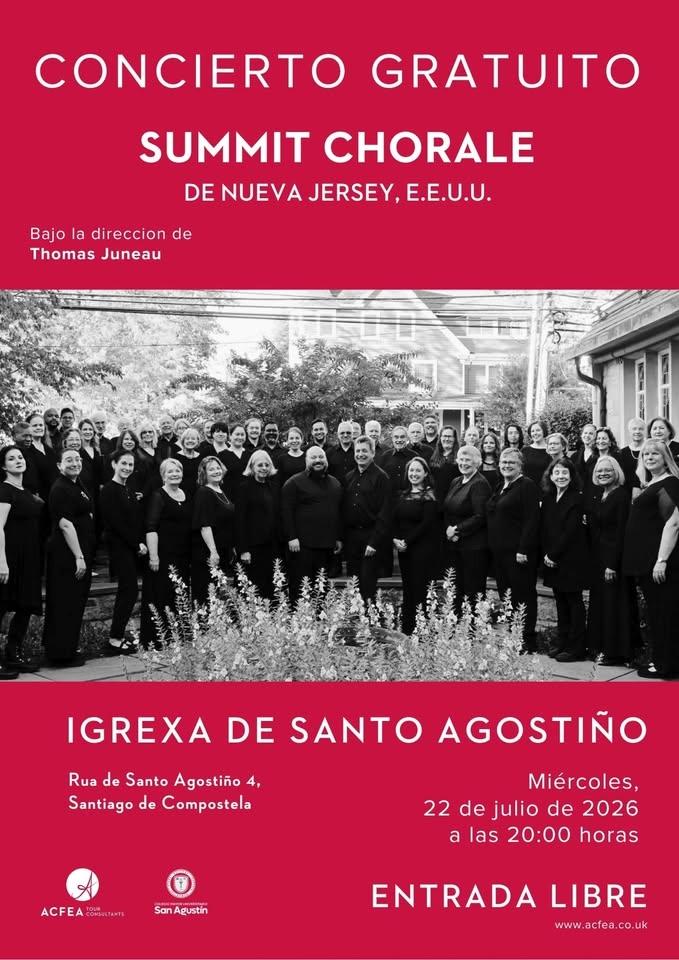 Concierto Gratuito | SUMMIT CHORALE | Santiago de Compostela