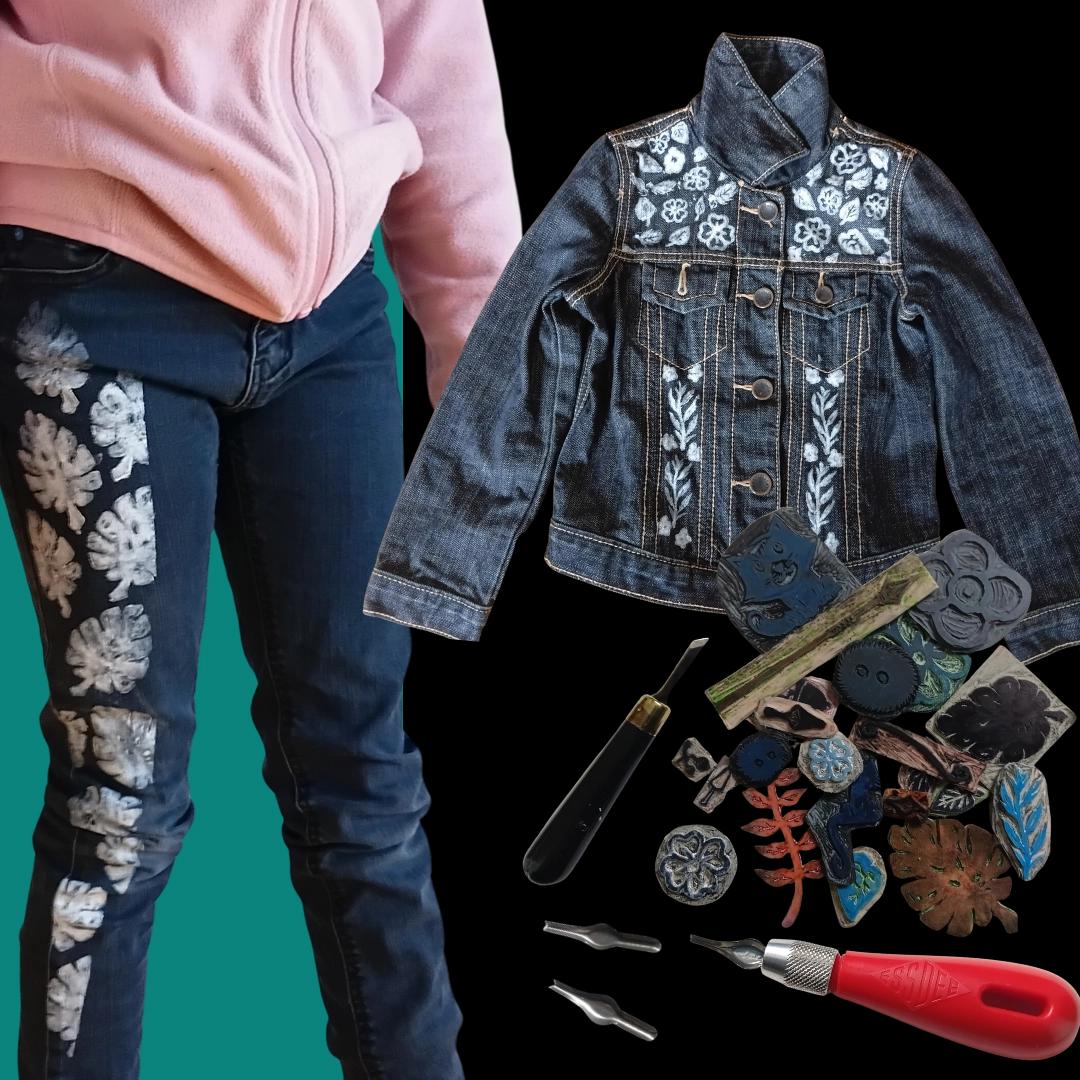 Make fashion sustainable with lino print