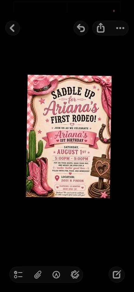 Ariana’s First Rodeo 🎉🎂