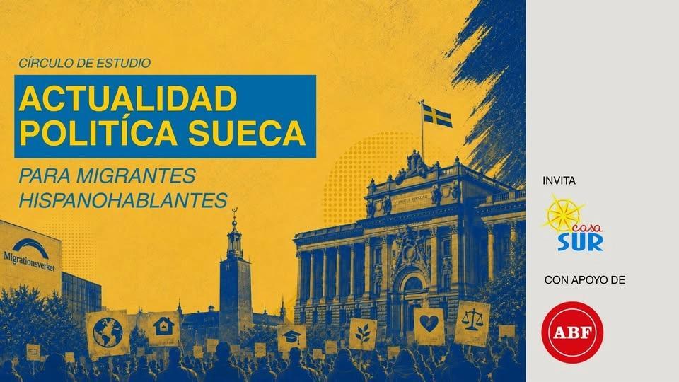 Círculo de Estudio: Actualidad Política Sueca para Migrantes Hispanohablantes