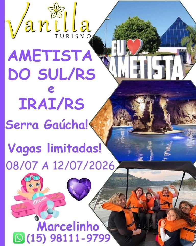 AMETISTA DO SUL/RS E IRAÍ/RS