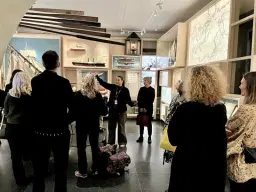 Introduktionsvisning av utställningen POST