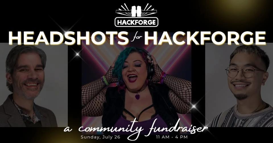 Headshots for Hackforge: A Community Fundraiser