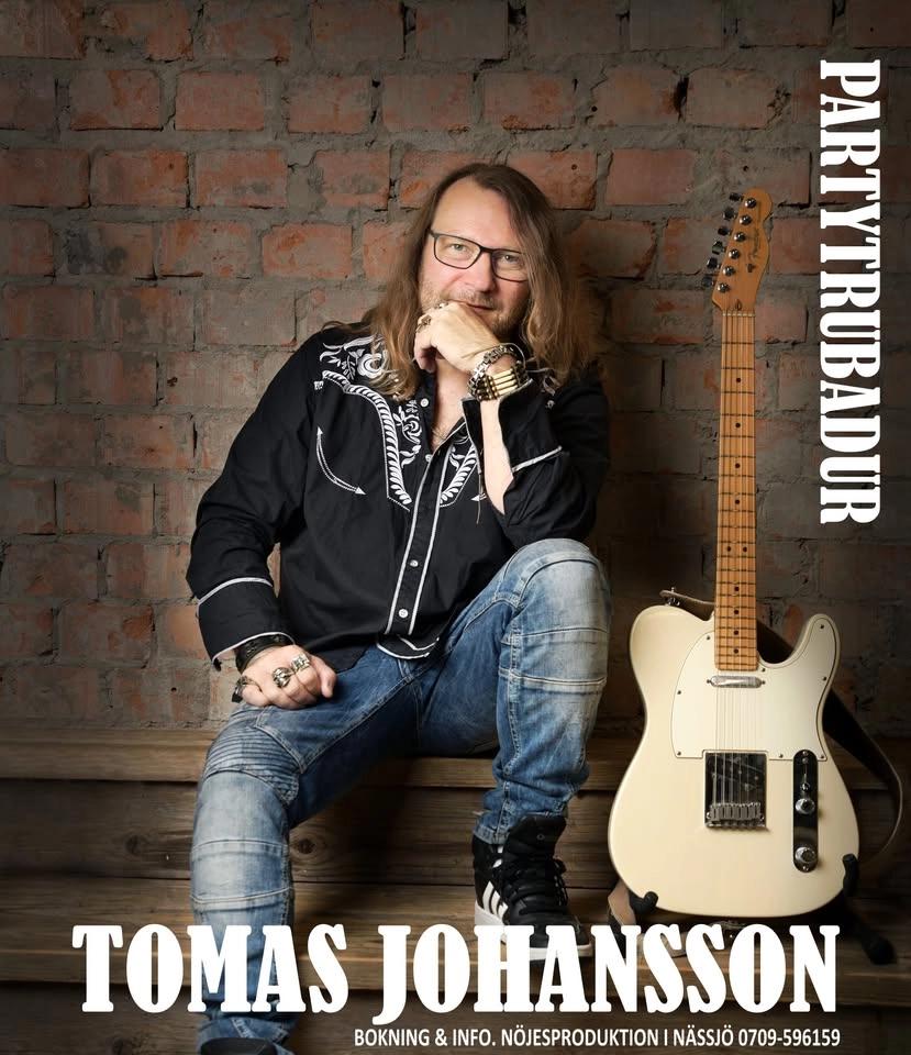 Tomas Johansson på scen