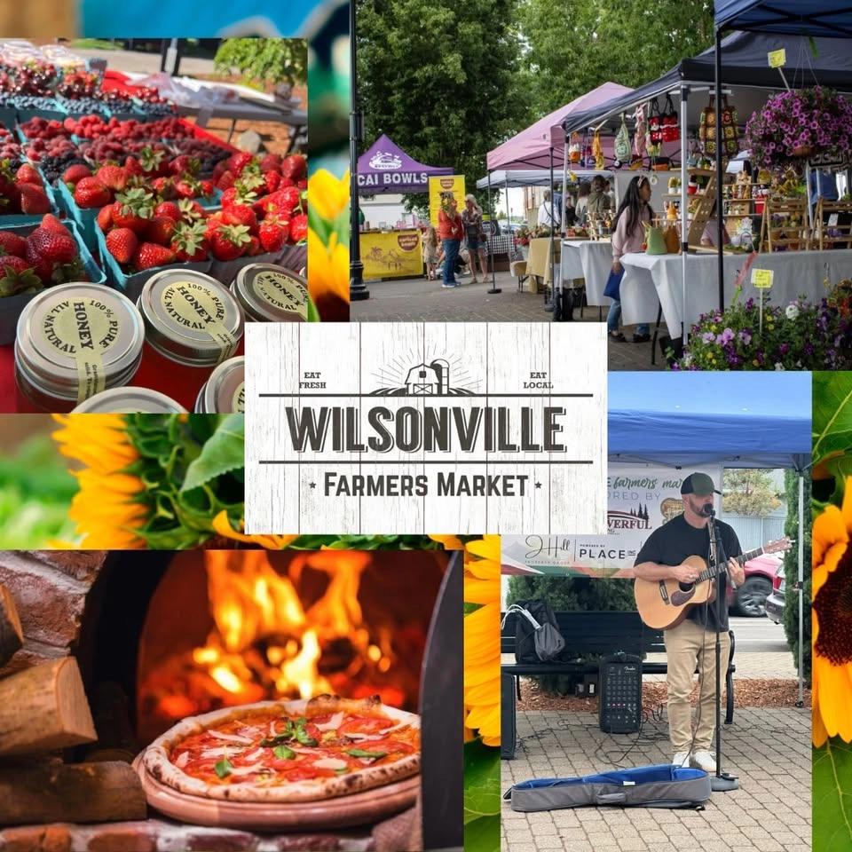 Wilsonville Farmers Market alongside Wilsonville Rotary Summer Concerts