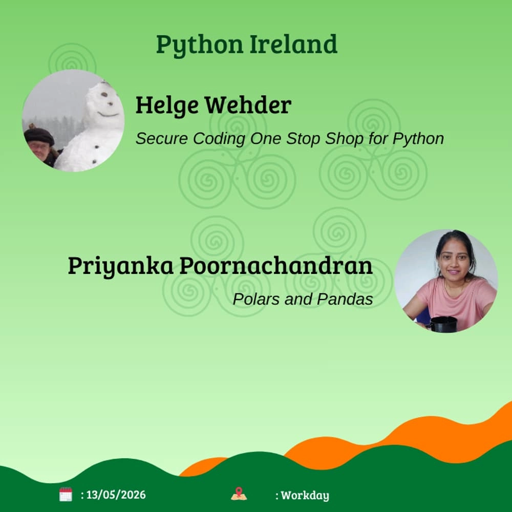 Python Ireland May 2026 Meetup