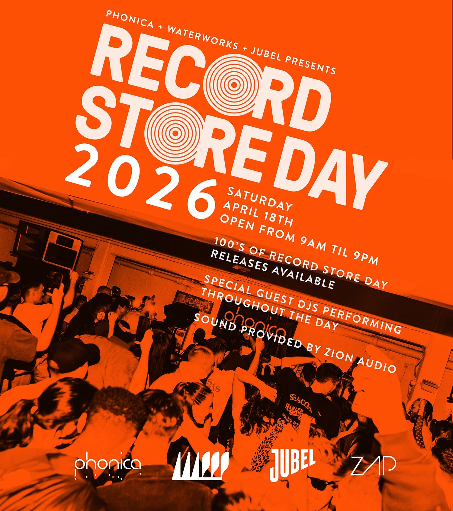 Phonica, Jubel & Waterworks presents Record Store Day 2026