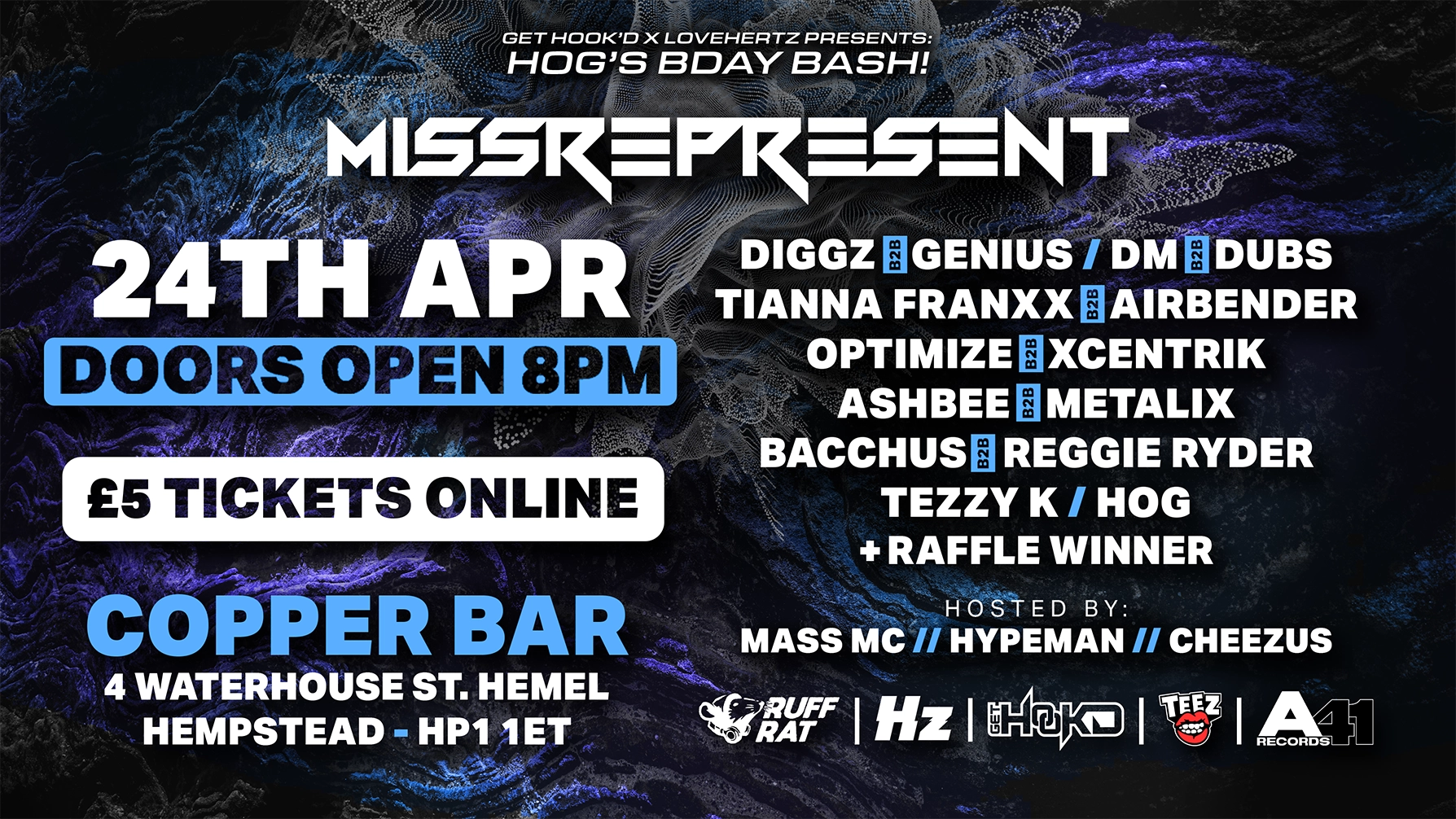 Get Hook'd X Lovehertz presents: HOG's Bday Bash